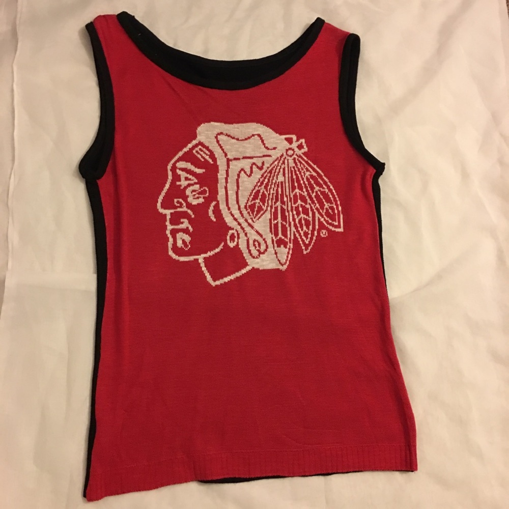 NWOT Red Native Indian Print Tank